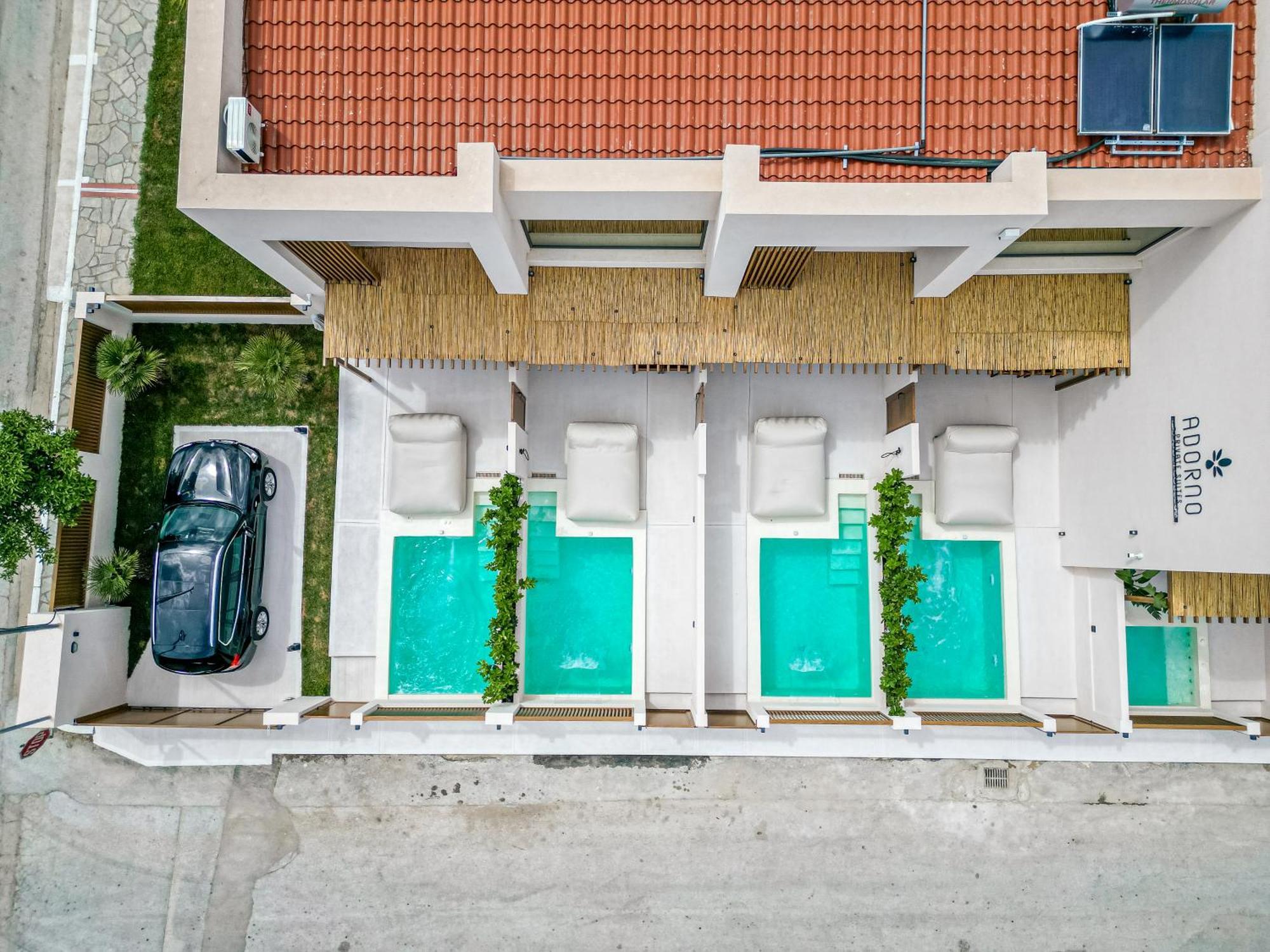Adorno Private Suites Only Adults & Kids 12 Plus Vrasná 外观 照片