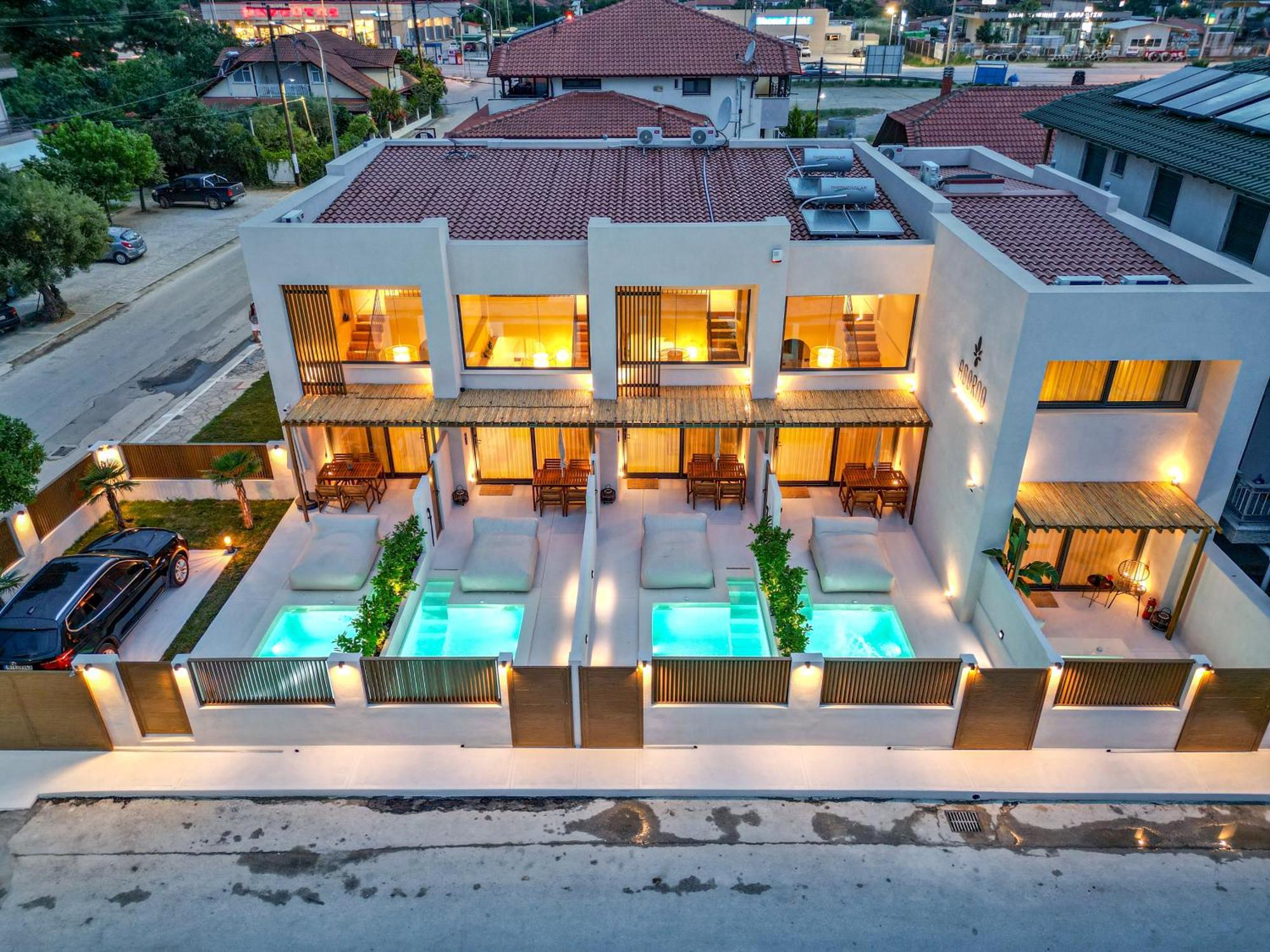 Adorno Private Suites Only Adults & Kids 12 Plus Vrasná 外观 照片